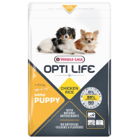 Opti Life Puppy Mini сухой корм с курицей для щенят малых пород, 7.5 кг