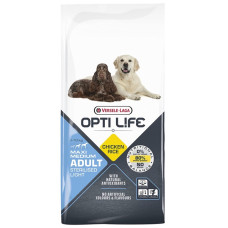 Opti Life Sterilised Light Medium & Maxi сухий корм для стерилізованих собак, 12.5 кг