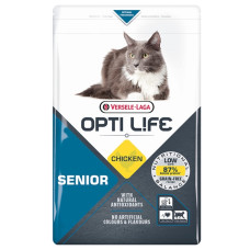 Opti Life Senior сухой корм для стареющих котов, 2.5 кг