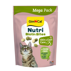 GimCat Nutri Biotin Bites ласощі для котів з біотином, 425 гр