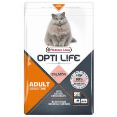 Opti Life Sensitive сухой корм с лососем для котов с чувствительным пищеварением, 7.5 кг