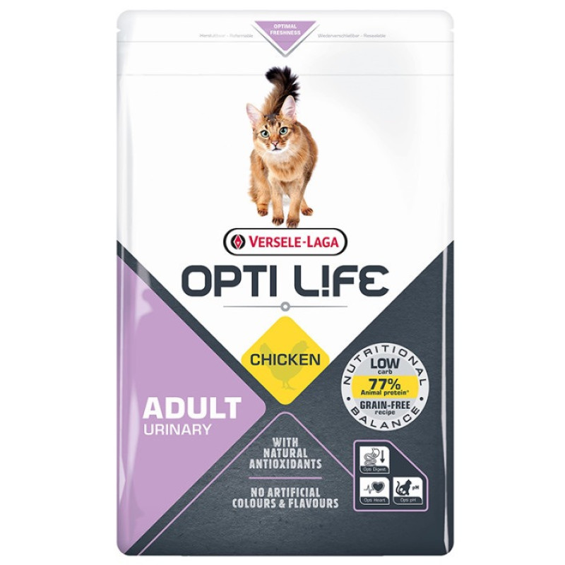 Opti Life Urinary сухой корм для котов для профилактики мочекаменной болезни, 1 кг