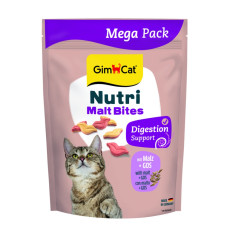 GimCat Nutri Malt Bites ласощі для котів для виводу шерсті, 425 гр
