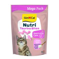 GimCat Nutri Taurine Bites Quark ласощі для котів з таурином, 425 гр