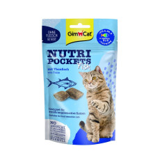 GimCat Nutri Pockets Fish ласощі для котів з тунцем, 60 гр