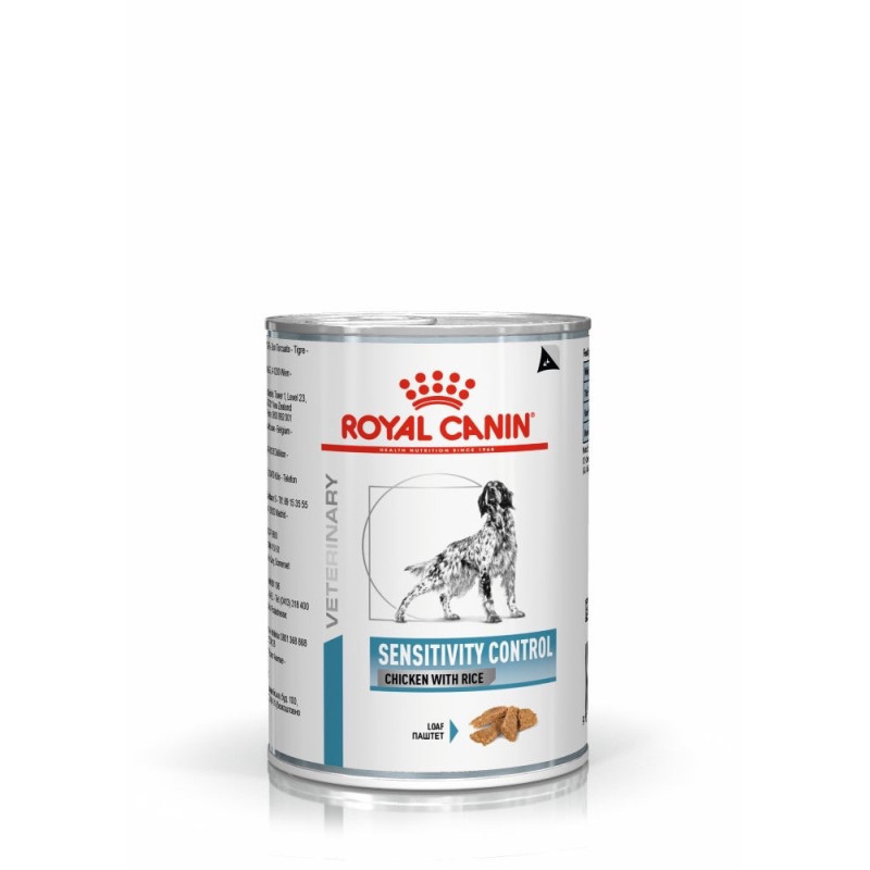 Royal Canin Sensitivity Control Canine Chicken with Rice Cans влажный корм с курицей для собак с пищевой аллергией 420 гр