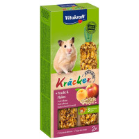 Vitakraft Kracker Original Frucht And Flakes лакомство для хомяков, 2 шт х 55 гр