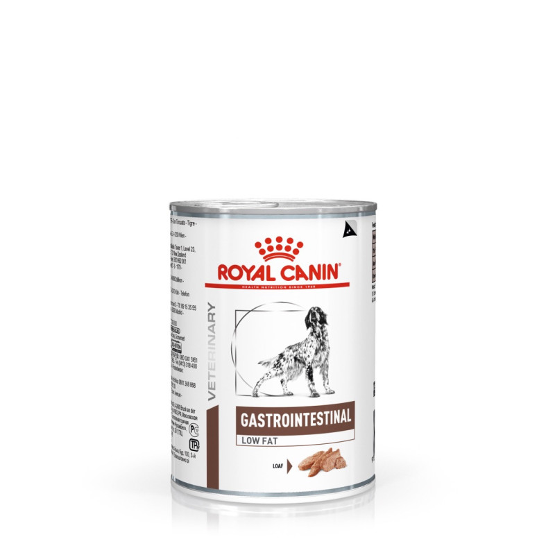 Royal Canin Gastrointestinal Low Fat Canine Cans влажный корм с ограниченным содержанием жиров для собак с заболеваниями ЖКТ 410 гр