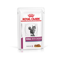 Royal Canin Renal Feline Chicken Pouches вологий корм для котів із захворюваннями нирок 85 гр