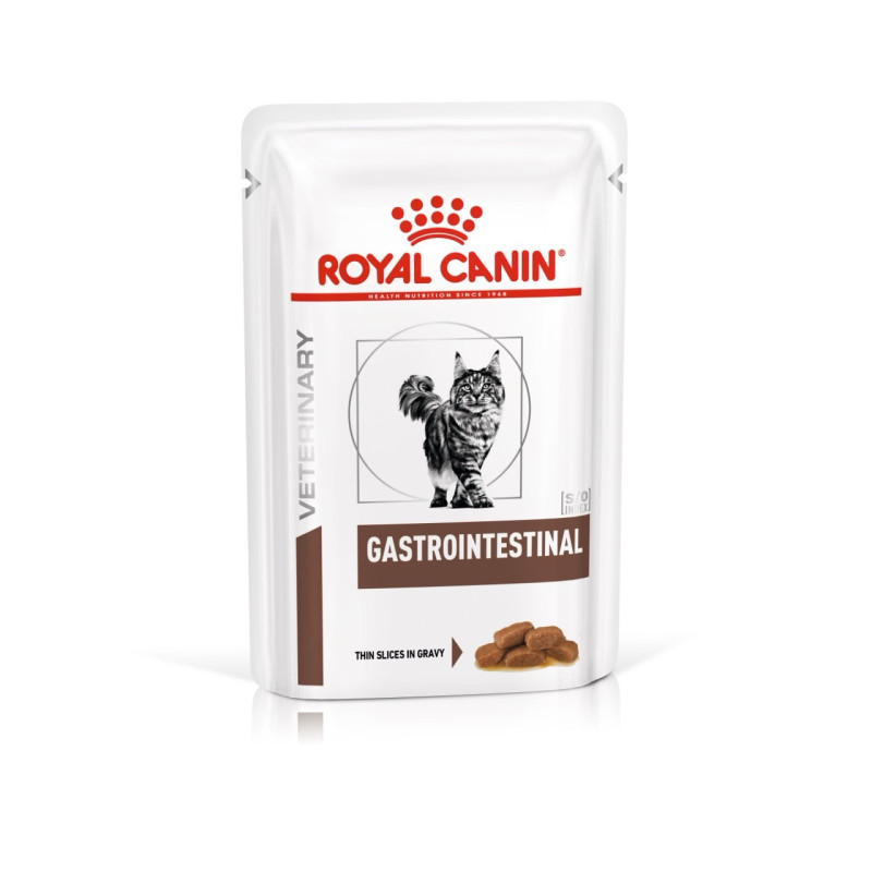 Royal Canin Gastrointestinal Feline Pouches влажный корм для котов с заболеваниями ЖКТ 85 гр
