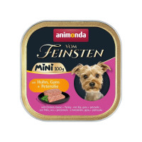 Animonda Vom Feinsten Adult Mini вологий корм для собак малих порід з куркою та гусем, 100 гр