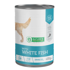 Nature's Protection With White Fish вологий корм з білою рибою для собак 400 гр