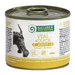 Nature's Protection Adult Small Breed Veal & Duck влажный корм с говядиной и уткой для собак мелких пород 200 гр