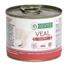 Nature's Protection Puppy Veal вологий корм з телятиною для щенят 200 гр