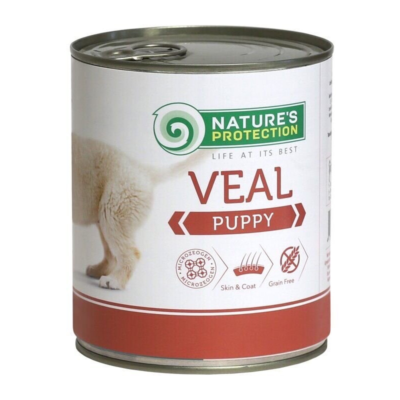 Nature's Protection Puppy Veal вологий корм з телятиною для щенят 800 гр