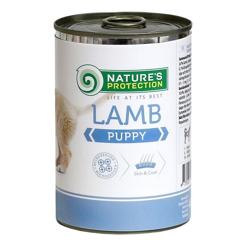 Nature's Protection Puppy Lamb вологий корм з ягнятком для щенят 400 гр