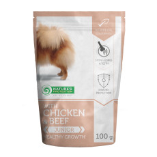 Nature's Protection Healthy Growth влажный корм с курицей и телятиной для молодых собак малых пород 100 гр