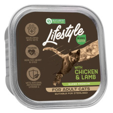 Nature's Protection Lifestyle adult sterilized with Chicken & Lamb вологий корм з куркою та ягнятком для стерилізованих котів 85 гр