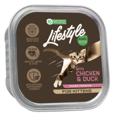 Nature's Protection Lifestyle Kitten with chicken and duck вологий корм з куркою та качкою для кошенят 85 гр