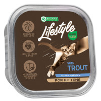Nature's Protection Lifestyle Kitten with Trout влажный корм с форелью для котят 85 гр