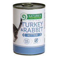 Nature's Protection Kitten Turkey & Rabbit вологий корм з індичкою та кроликом для кошенят 400 гр
