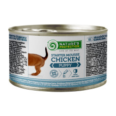 Nature's Protection Puppy Starter Mousse Chicken вологий корм з куркою для першого прикорму щенят 200 гр