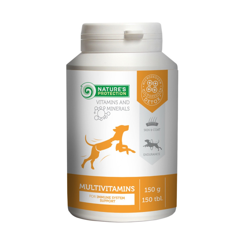 Nature's Protection Multivitamins витамины для укрепления здоровья собак 150 гр