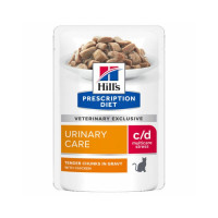 Hill’s PD C/D Multicare Stress вологий корм з куркою для котів із сечокам'яною хворобою, 85 гр