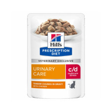 Hill’s PD C/D Multicare Stress вологий корм з куркою для котів із сечокам'яною хворобою, 85 гр