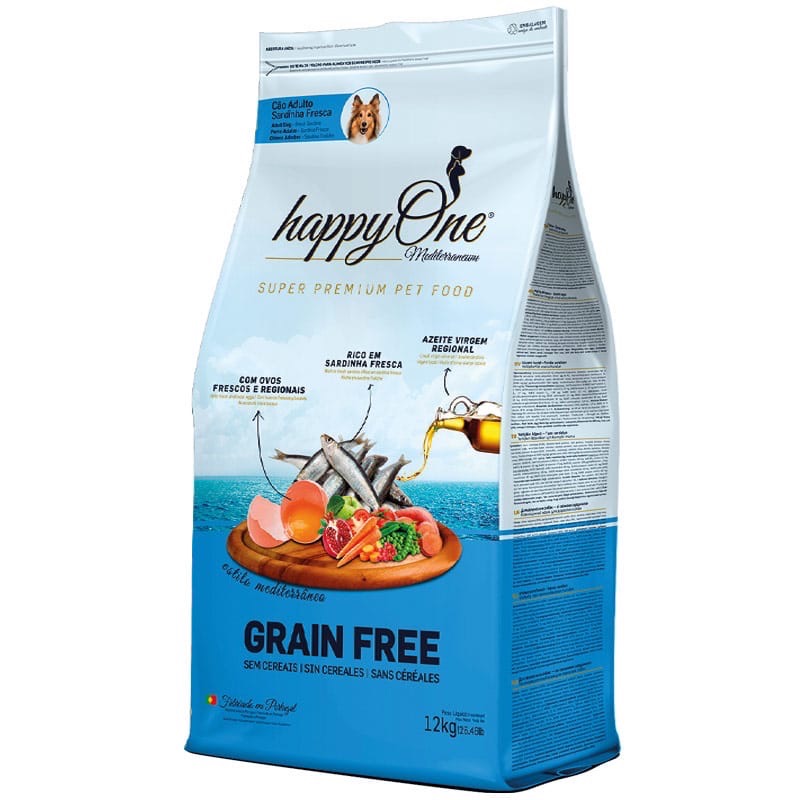 Happy One Mediterraneum Adult Dog Fresh Sardine сухий корм зі свіжою сардиною для собак 12 кг