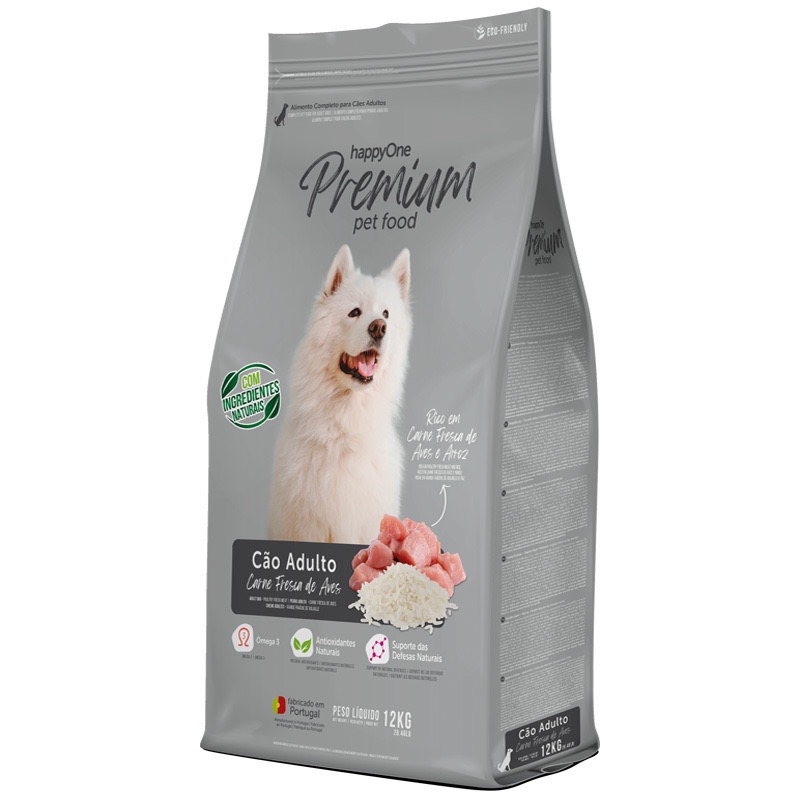 Happy One Premium Fresh Meat Adult Dog Fresh Meat сухой корм со свежим мясом для собак, 12 кг