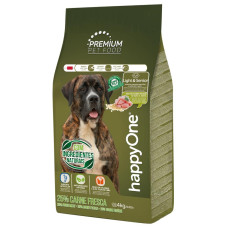 Happy One Premium Dog Light&Senior Fresh Meat сухий корм для малоактивних та літніх собак усіх порід 4 кг