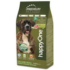Happy One Premium Dog Light&Senior Fresh Meat сухий корм для малоактивних та літніх собак усіх порід 15 кг