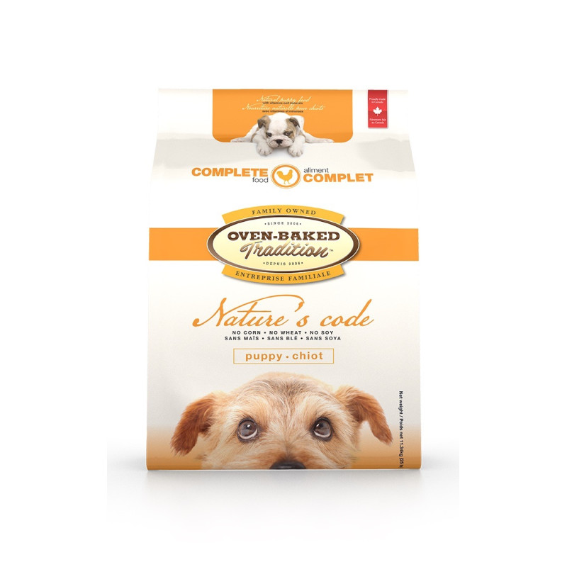 Oven-Baked Tradition Nature's Code Puppy Chicken сухий корм з куркою для щенят 2 кг