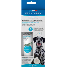 Francodex Dental Kit Dog набор для ухода за зубами собак и котов, 70 мл