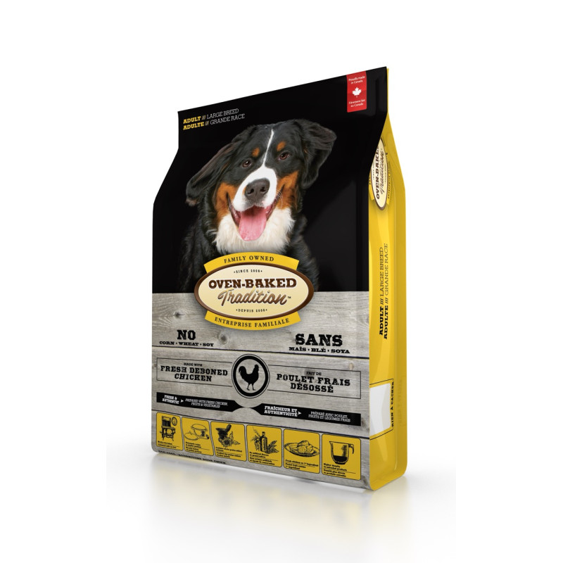 Oven-Baked Tradition Dog Adult Large Breed Chicken сухой корм с курицей для собак крупных пород 11.34 кг