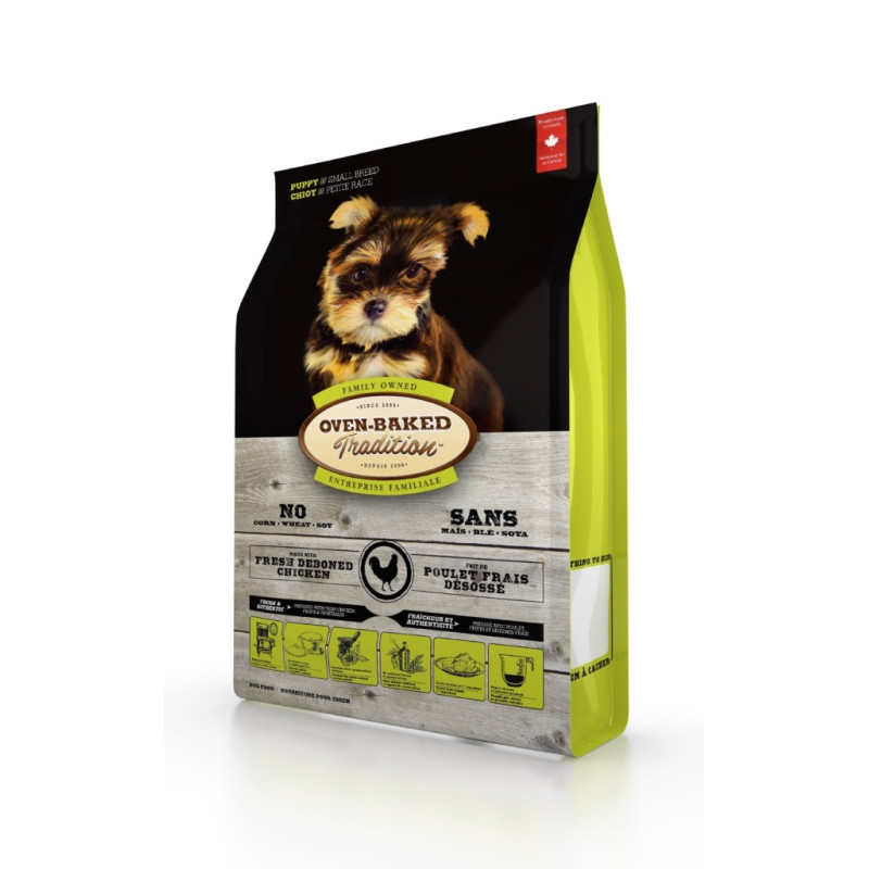 Oven-Baked Tradition Puppy Small Breed сухий корм з куркою для цуценят дрібних порід 2.27 кг