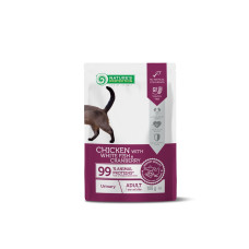 Nature’s Protection Urinary Chicken with White Fish & Cranberry вологий корм для котів із куркою, білою рибою та журавлиною 100 гр
