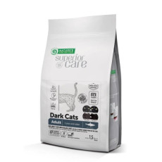 Nature's Protection Superior Care Dark Cats GF with Herring Adult all breeds сухой корм для котов с темной окраской шерсти с сельдью 1.5 кг