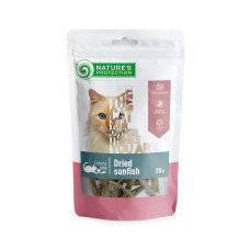 Nature's Protection Snack For Cats Dried Sunfish ласощі для котів з сушеним окунем, 20 гр