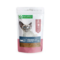 Nature's Protection Snacks For Cats With Chicken And Blueberries лакомство для кошек с курицей, 75 гр