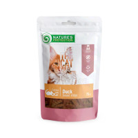 Nature's Protection Snacks For Cats Duck Breast Strips ласощі для котів з качкою, 75 гр
