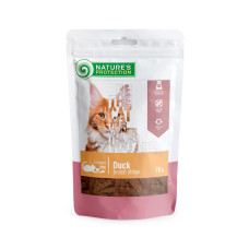 Nature's Protection Snacks For Cats Duck Breast Strips ласощі для котів з качкою, 75 гр