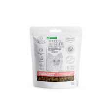 Nature's Protection Superior Care White Dogs Growth and Development лакомство для щенков с белым окраском шерсти с белком насекомых, 150 гр