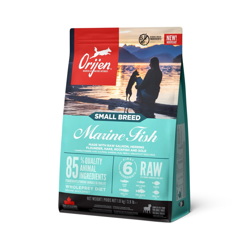 Orijen Small Breed Marine Fish сухой корм с рыбой для собак малых пород 1.8 кг