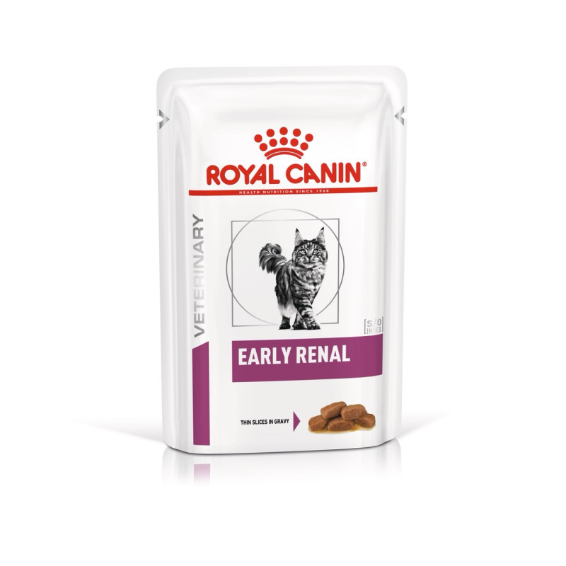 Royal Canin Early Renal Feline Pouches влажный корм для котов с ранними стадиями заболеваний почек 85 гр