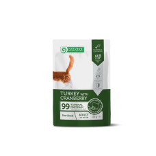 Nature's Protection Sterilised Turkey with Cranberry вологий корм з індичкою для стерилізованих котів 100 гр