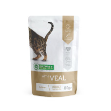 Nature's Protection Indoor With Veal вологий корм з телятиною для котів 100 гр