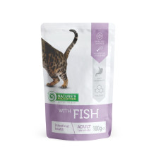 Nature's Protection Intestinal Health With Fish вологий корм з рибою для котів з чутливим травленням 100 гр