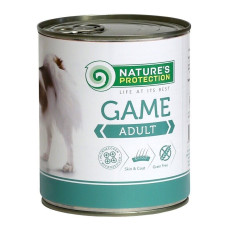 Nature's Protection Adult Game влажный корм с дичью для собак всех пород 400 гр